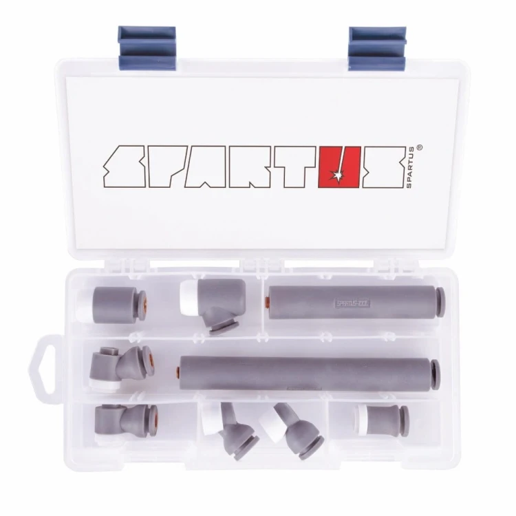 TIG BOX zestaw główek i przedłużek do palnika SP155F/SP225F/235F