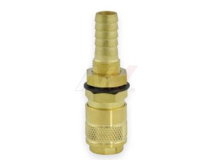 Szybkozłączka - gniazdo TYP21 do przegrody na wąż 10 mm neutralny