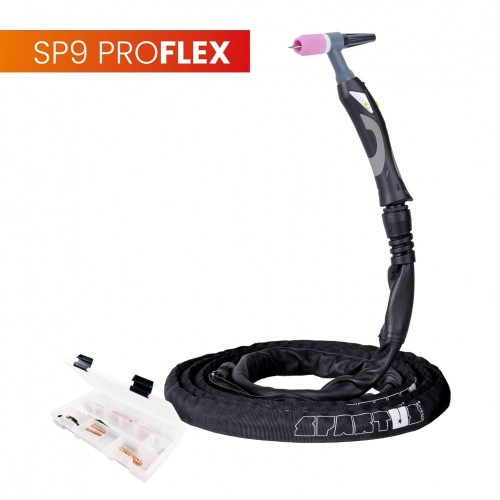 Uchwyt spawalniczy TIG 9 Pro Spartus przyłącze pasuje do MAGNUM® 4m