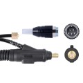 Uchwyt spawalniczy TIG 26 ProFLEX przyłącze pasuje do EWM® 4 metry