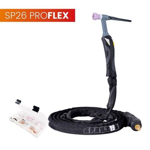Uchwyt spawalniczy TIG 26 ProFLEX przyłącze SPARTUS® 4m