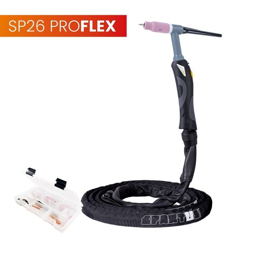 Uchwyt spawalniczy TIG 26 ProFLEX przyłącze pasuje do KEMPPI® 4m