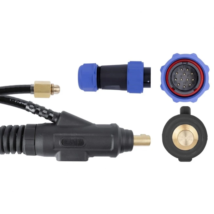 Uchwyt spawalniczy TIG 150R z obrotową główką ProFLEX przyłącze SPARTUS® 4 metry