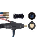 Uchwyt spawalniczy TIG 225F z główką SP9-70 ProFLEX przyłącze pasuje do ESAB® 4 metry