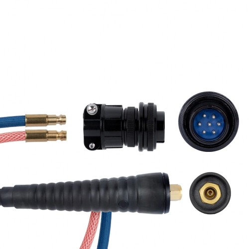 Uchwyt spawalniczy TIG 225F z główką SP9-70 ProFLEX przyłącze pasuje do KEMPPI® 4 metry
