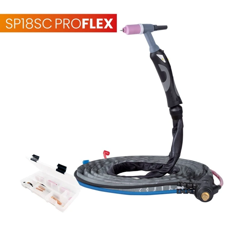 Uchwyt spawalniczy TIG 18SC ProFLEX przyłącze pasuje do LINCOLN® 4m