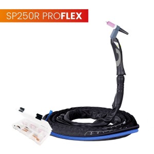 Uchwyt spawalniczy TIG 250R z obrotową główką SP9-90R ProFLEX z wtyczką sterowania do spawarki KEMPPI 4m