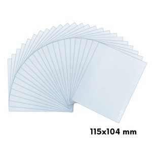 Szybka ochronna z poliwęglanu 115x104 mm