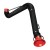 Samonośne ramię odciągowe Vortex model wiszący fi 160mm, zasięg 3 m, ssawka 315 mm standard
