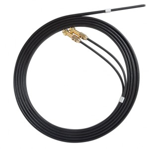 Prowadnik drutu stalowy powlekany podwójny 0,8 - 1,6 mm do spawarki laserowej