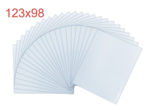 Szybka zewnętrzna 123 x 98 mm do przyłbicy