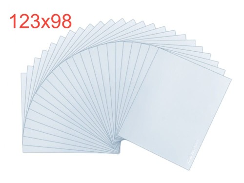 Osłona z poliwęglanu 123 x 98 mm do przyłbicy (zewnętrzna)