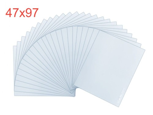 Osłona z poliwęglanu 47×97 mm do przyłbicy 082-47-097 0