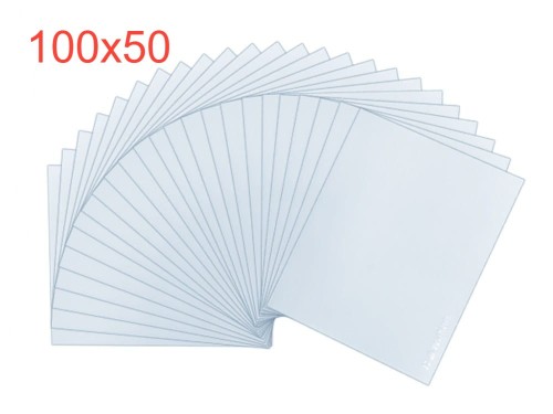 Osłona z poliwęglanu 50×100 mm do przyłbicy 082-50-100 0