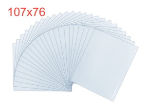 Szybka wewnętrzna 107×76 mm do przyłbicy