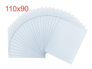 Szybka zewnętrzna 90 × 110 mm do przyłbicy