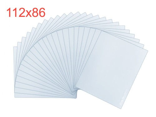 Osłona z poliwęglanu 86×112 mm do przyłbicy 082-86-112 0