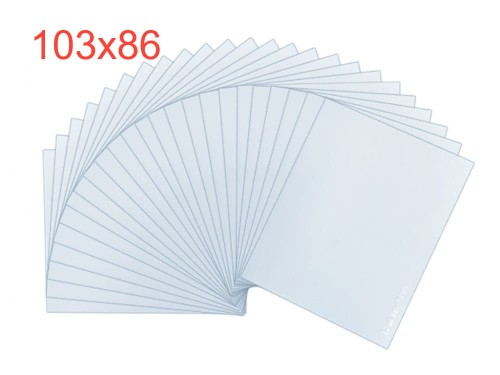 Osłona z poliwęglanu 86×103 mm do przyłbicy 082-86-103 0