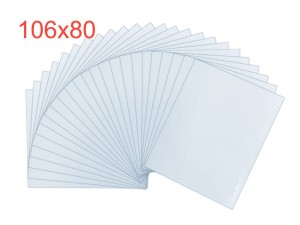 Szybka ochronna 80×106 mm do przyłbicy