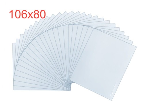 Osłona z poliwęglanu 80×106 mm do przyłbicy 082-80-106 0