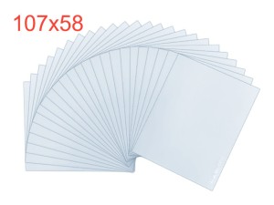 Szybka wymienna 58×107 mm do przyłbicy