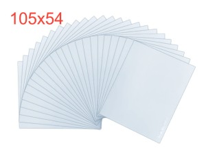 Szybka wewnętrzna 54×105 mm do przyłbicy