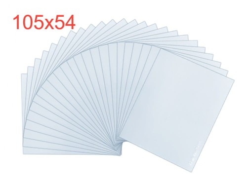 Osłona z poliwęglanu 54 × 105 mm do przyłbicy (wewnętrzna)