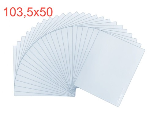 Osłona z poliwęglanu 50 × 103,5 mm do przyłbicy (wewnętrzna)