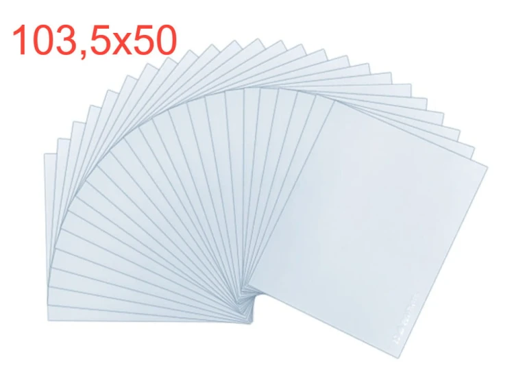 Osłona z poliwęglanu 50 × 103,5 mm do przyłbicy (wewnętrzna)