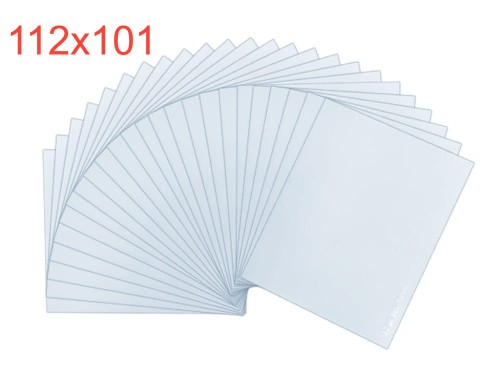 Szybka zewnętrzna 101 × 112 mm do przyłbicy