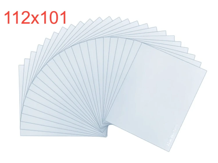 Szybka zewnętrzna 101 × 112 mm do przyłbicy