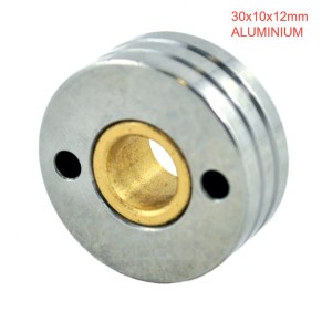 Rolka do podajnika drutu aluminiowego 0,8 -1,0 mm fi30 30x10x12mm