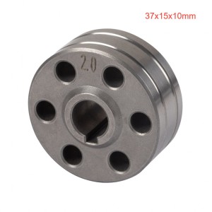 Rolka prowadząca drut aluminiowy fi37 2,0-2,5 mm do spawarki laserowej 37x15x10mm