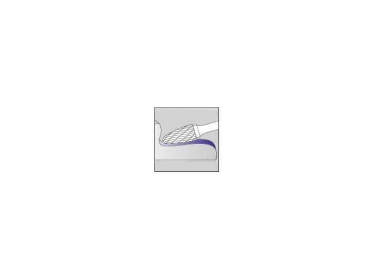 Frez ostrołukowy zaokrąglony 8x20x6/65 HP zastosowanie