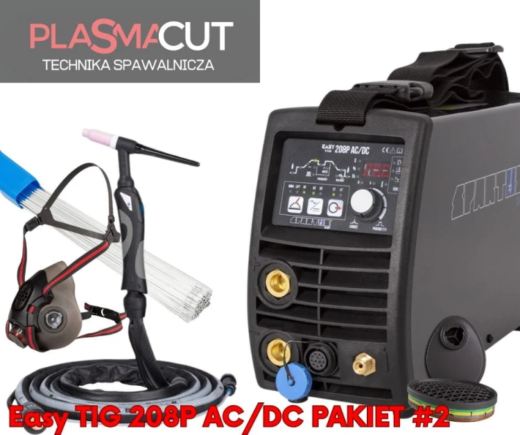 Spartus TIG 208P AC/DC z pulsem pakiet ZESTAW#2