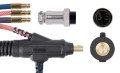 Uchwyt TIG 250R z obrotową główką SP9-90R przyłącze pasujące do MAGNUM® proflex