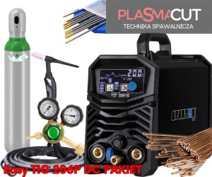 TIG Spartus 206P DC z pulsem butla argon druty pełen pakiet