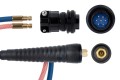 Uchwyt spawalniczy TIG 18SC ProFLEX przyłącze pasuje do KEMPPI® 4 metry