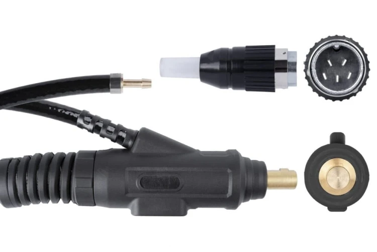 Uchwyt spawalniczy TIG 150R z obrotową główką ProFLEX przyłącze pasuje do LINCOLN® 4 metry