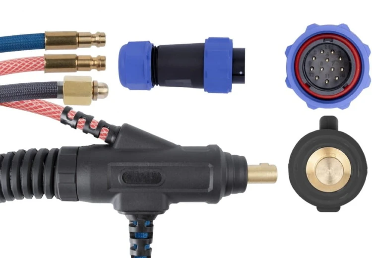 Uchwyt spawalniczy TIG 18 ProFLEX przyłącze SPARTUS® 4 metry