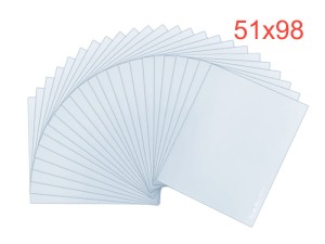 Osłona z poliwęglanu 51×98 mm wewnętrzna do przyłbicy Spartus Ultra VX27