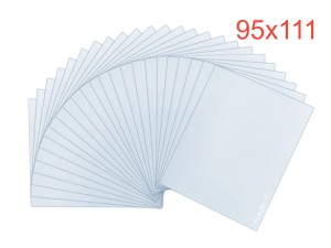 Osłona z poliwęglanu 95×111 mm zewnętrzna do przyłbicy Spartus Ultra VX27