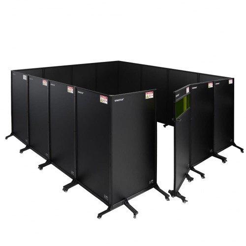 Zabudowa stanowiska do spawania laserowego 4460x4400 mm