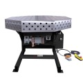 Stół spawalniczy obrotowy 3D ośmiokątny 1400x1400x200 żeliwo z pozycjonerem 5000