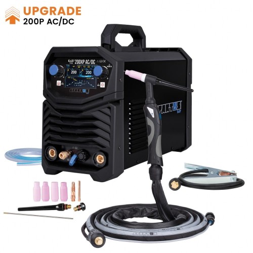 Spawarka EasyTIG 200XP AC/DC w pakiecie z uchwytem mini SPE 17 - 8 m SPARTUS