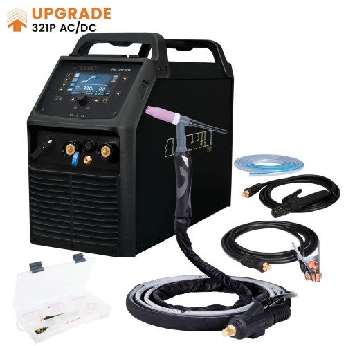 Spawarka ProTIG 325P AC/DC z uchwytem spawalniczym chłodzonym gazem SR-26 o długości 4 metrów