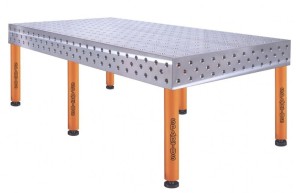 Stół spawalniczy 2400x1200 3D żeliwny spawany system 28 Ferros