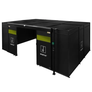 Zabudowa stanowiska 6000x4000x2250 do spawania laserowego z dachem