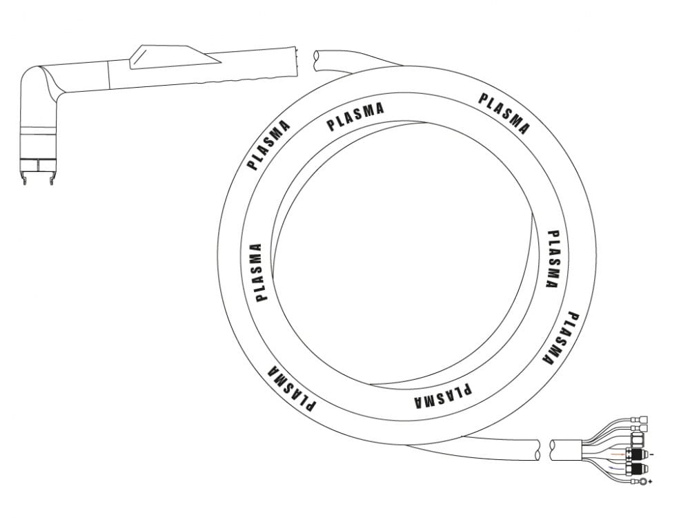 Uchwyt plazmowy H250W ręczny 15m przyłącze 5/8”