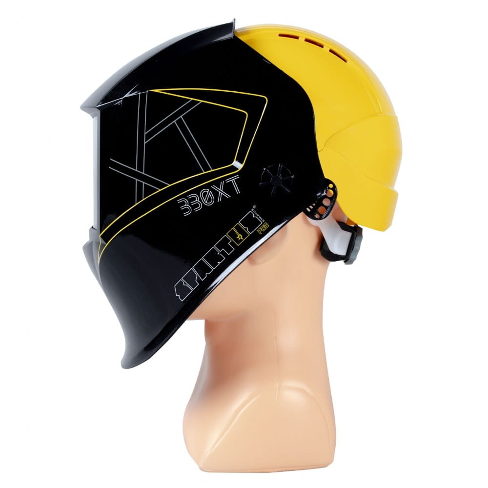 Przyłbica spawalnicza 330XT Spartus z kaskiem